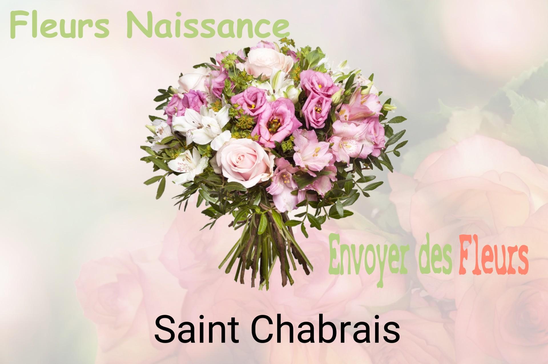 Bouquet de fleurs de naissance livré à Saint-Chabrais
